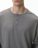 Henley Collar Long Sleeve Tees | Inflation Streetwear INFLATION