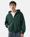 Raglan Boxy Zip Up Hoodie | Inflation Streetwear