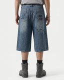 Washed Graffiti Longline Jorts | Inflation Streetwear INFLATION