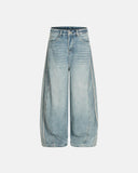 Acid Wash Striped Side Baggy Jeans | Inflation Streetwear INFLATION