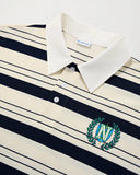 Striped Rugby Polo Shirt | Inflation Streetwear INFLATION