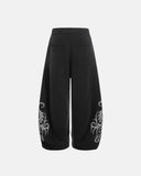 Washed Distressed Barrel Sweatpants | Inflation Streetwear INFLATION