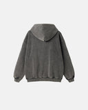 Graphic Acid Wash Zip Up Hoodies | Inflation Streetwear INFLATION