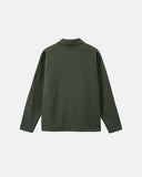 Waffle Long Sleeve Polo Shirts | Inflation Streetwear INFLATION