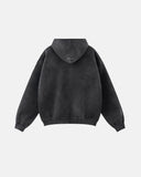 Graffiti Print Acid Washed Fleece Hoodies | Inflation Streetwear INFLATION