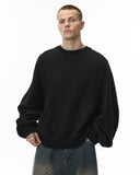 Batwing Sleeve Fleece Crewneck Sweatshirt | Inflation Streetwear INFLATION