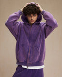 INFLATION Vintage Washed Zip Up Hoodie INFLATION
