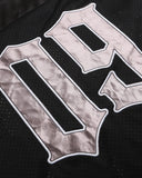 high street jersey with 3d cross embroidery detail