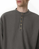 Old Money Style Henley Long Sleeve Tees | Inflation Streetwear INFLATION