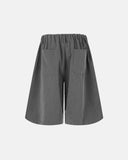 pleated smart casual shorts