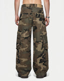 Camo Cargo Barrel Pants | Inflation Streetwear INFLATION