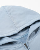 Graffiti Character Distressed Washed Zip Hoodies | Inflation Streetwear INFLATION