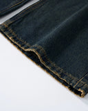 Acid Wash Rhinestone Chain Baggy Jeans | Inflation Streetwear INFLATION