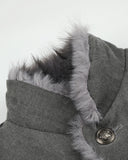 Washed Faux Fur Lined Boxy Jacket | Inflation Streetwear