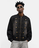 Napoleon-Inspired Washed Denim Jacket | Inflation Streetwear