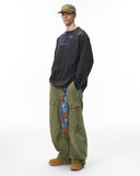 Multi Pockets Garment Washed Cargo Pants | Inflation Streetwear INFLATION