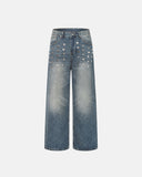 Studded Straight Leg Jeans | Inflation Streetwear INFLATION