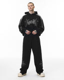 Stitching Spray-Painted Hoodies | Inflation Streetwear INFLATION