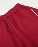 Contrast Piping Graphic Barrel Sweatpants | Inflation Streetwear