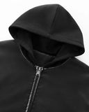 Faux Leather Hooded Bomber Jacket| Inflation Streetwear INFLATION