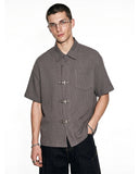 mens textured summer shirt
