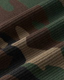 Camo Waffle Long Sleeve T-Shirt | Inflation Streetwear