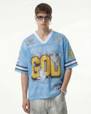 Dove Graphic Mesh Football Jersey | Inflation Streetwear INFLATION
