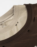 Layered Cross Graphic Distressed T-Shirt | Inflation Streetwear INFLATION