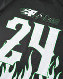 Flame Print Mesh Tees | Inflation Streetwear INFLATION
