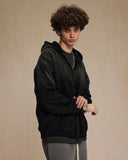 INFLATION Monkey Wash French Terry Zip Up Hoodies INFLATION