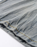 Heavy Distressed Wide-Leg Denim Jorts | Inflation Streetwear INFLATION