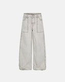 Vintage Washed Baggy Utility Jeans | Inflation Streetwear INFLATION