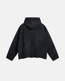 Acid Wash Ripped Boxy Hoodies | Inflation Streetwear INFLATION