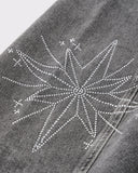 Star Graphic Rhinestone Barrel Baggy Jeans | Inflation Streetewear INFLATION