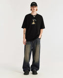 Monkey Wash Wide Leg Jeans | Inflation Streetwear INFLATION