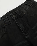 Black Patchwork Barrel Jeans | Inflation Streetwear INFLATION