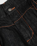 Contrast Stitch Raw Barrel Jeans | Inflation Streetwear INFLATION