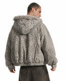 Leopard Faux Fur Lined Bomber Jacket | Inflation Streetwear