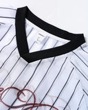 Pinstripe Number Mesh Jersey | Inflation Streetwear INFLATION