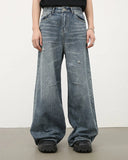 INFLATION Ripped Washed Denim Jeans INFLATION