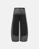Gradient Washed Stitching Barrel Jeans | Inflation Streetwear INFLATION