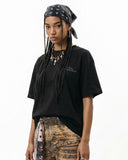 Distressed Reflective Washed T-Shirt | Inflation Streetwear INFLATION