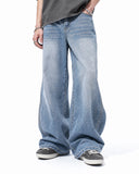 bootcut denim jeans front view
