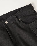 Studded Deconstructed Flared Baggy Jeans | Inflation Streetwear INFLATION