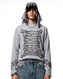 Gothic Corset Lace Up Knit Long Sleeve Tee | Inflation Streetwear
