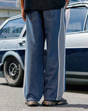 Patchwork Straight Leg Jeans with Belt | Inflation Streetwear INFLATION