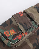 Floral Camo Cargo Longline Shorts | Inflation Streetwear INFLATION