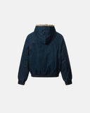 Faux Fur Hooded Padded Denim Jacket | INFLATION Streetwear INFLATION