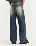 Monkey Wash Wide Leg Jeans| Inflation Streetwear INFLATION