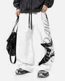 Crinkle Nylon Barrel Track Pants | Inflation Streetwear